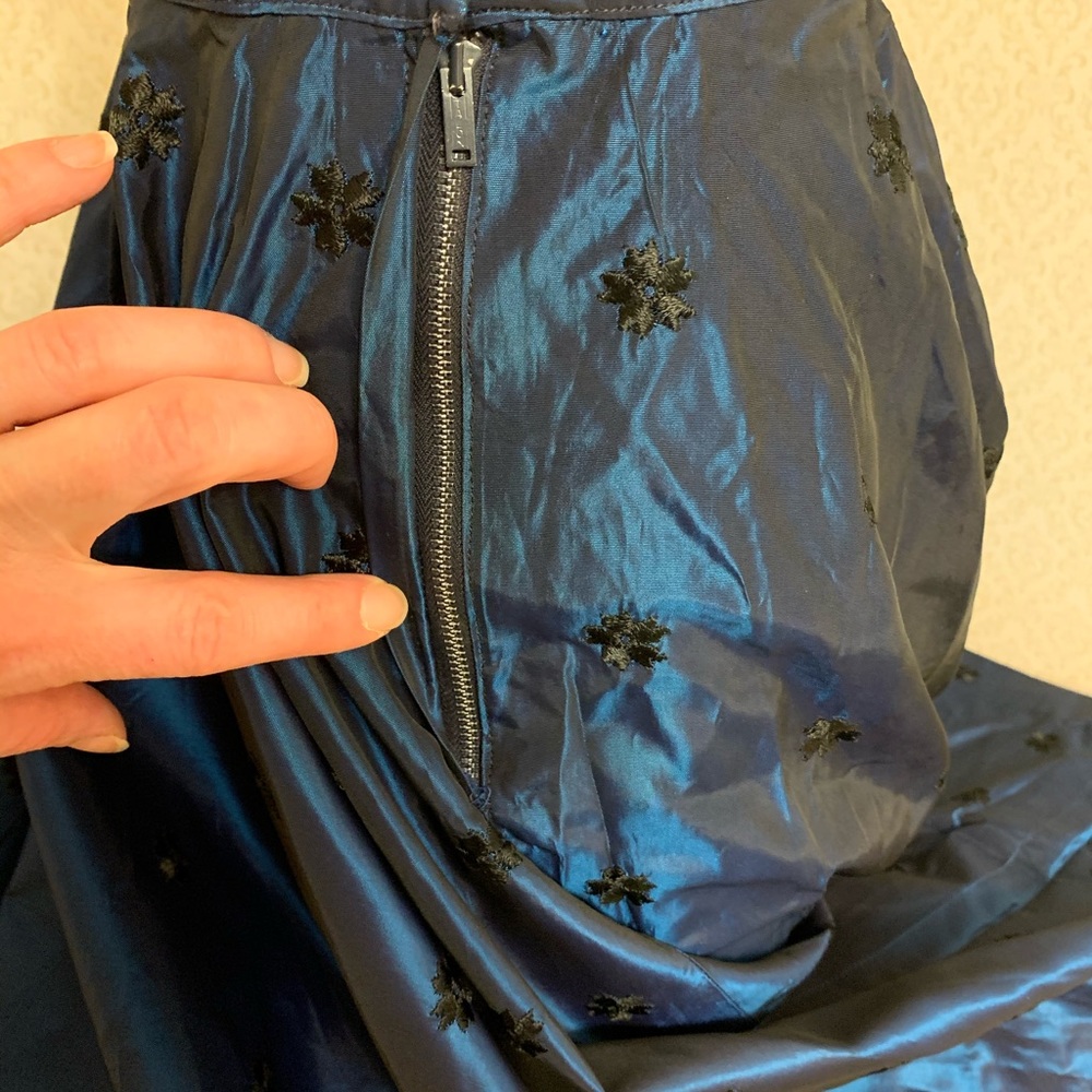 Vintage silk swing skirt - Picture 4 of 5